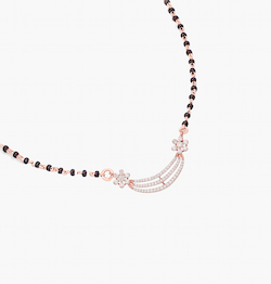 The Flowers Tucked Mangalsutra